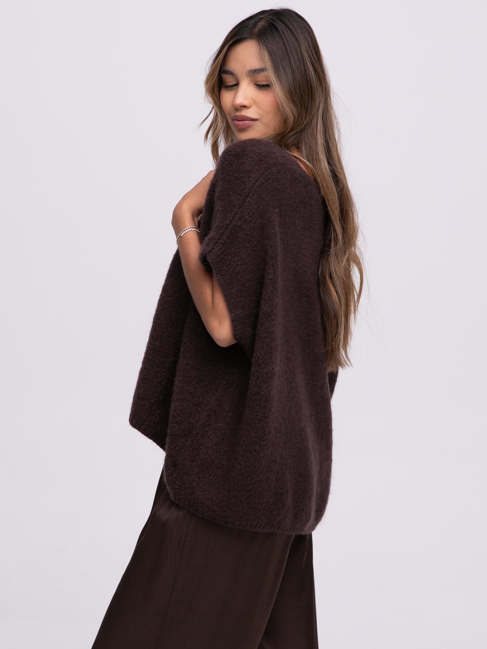 Cardigan "Marina" in Braun