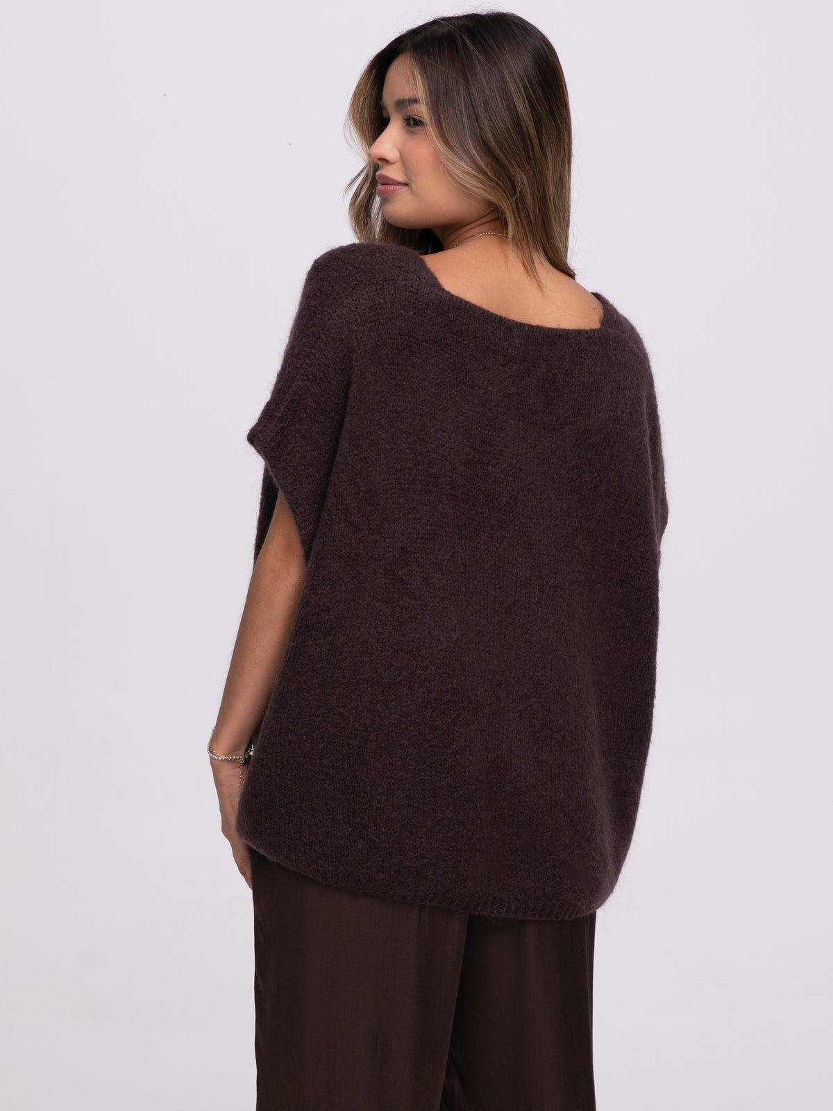 Cardigan "Marina" in Braun
