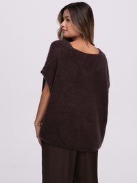 Cardigan "Marina" in Braun
