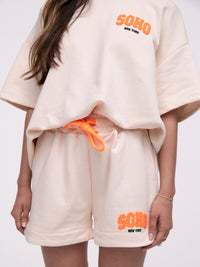 Sweat-Shorts „Soho" in  Beige