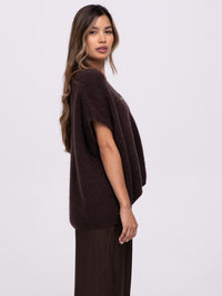 Cardigan "Marina" in Braun