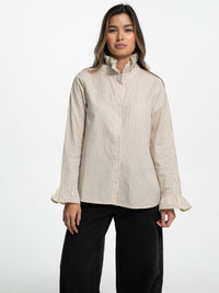 Bluse "Kathleen" mit Steh-Kragen