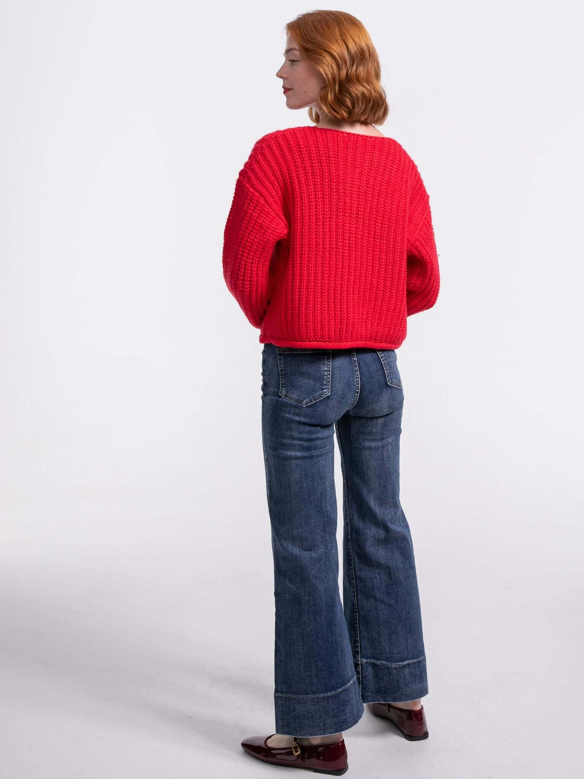 Cardigan "Lindsay" in Rot