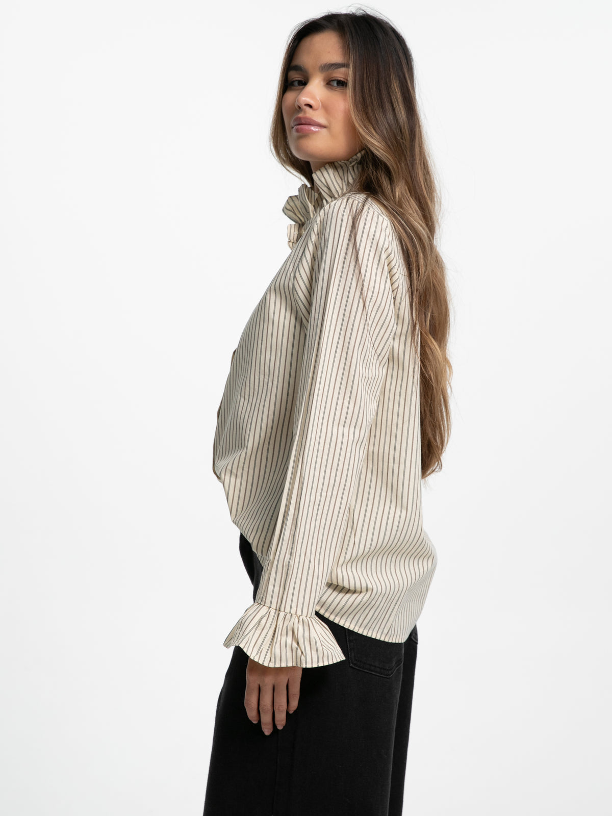 Bluse "Kathleen" mit Steh-Kragen