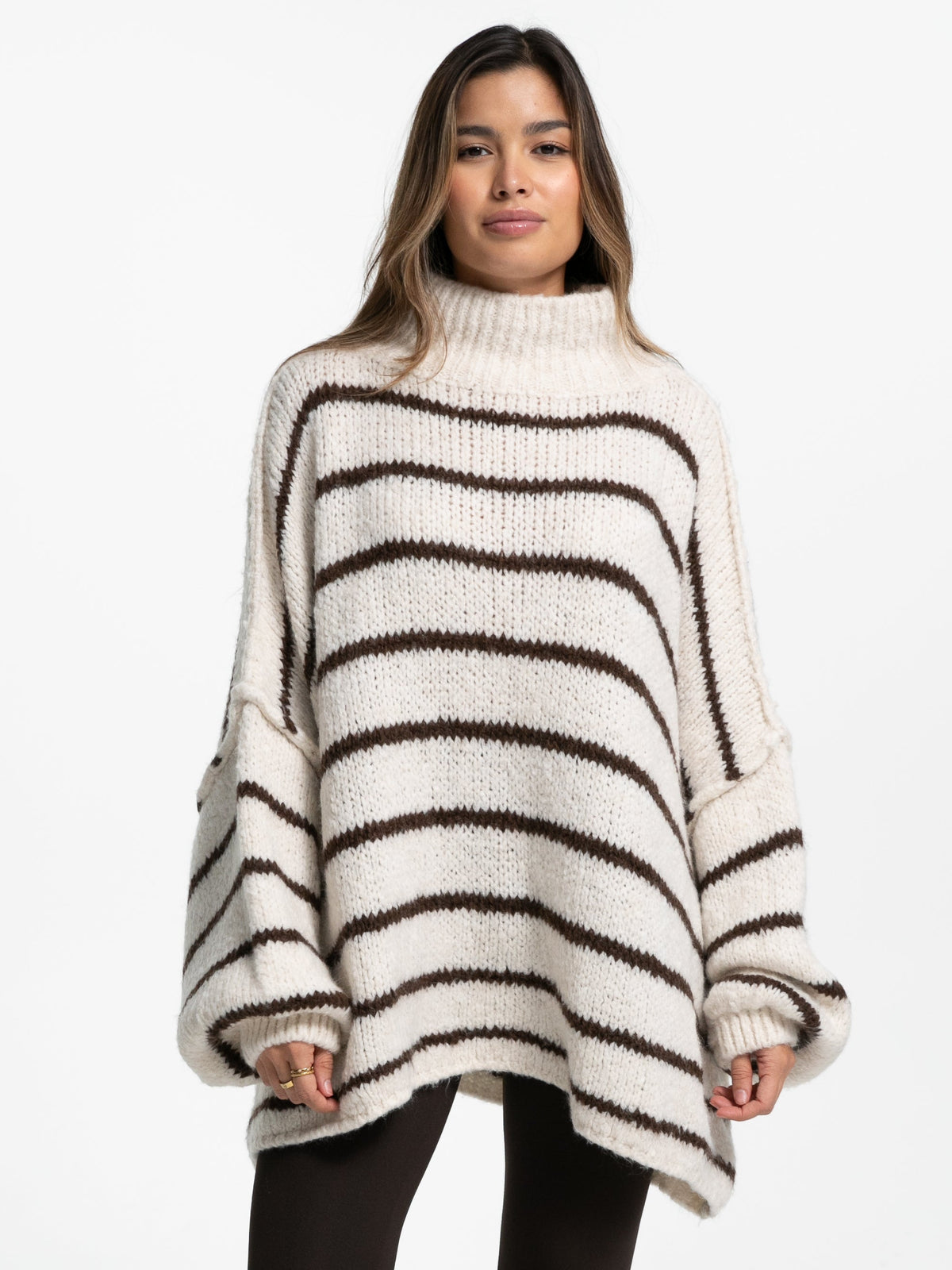 Pullover "Elli Stripes" in Creme