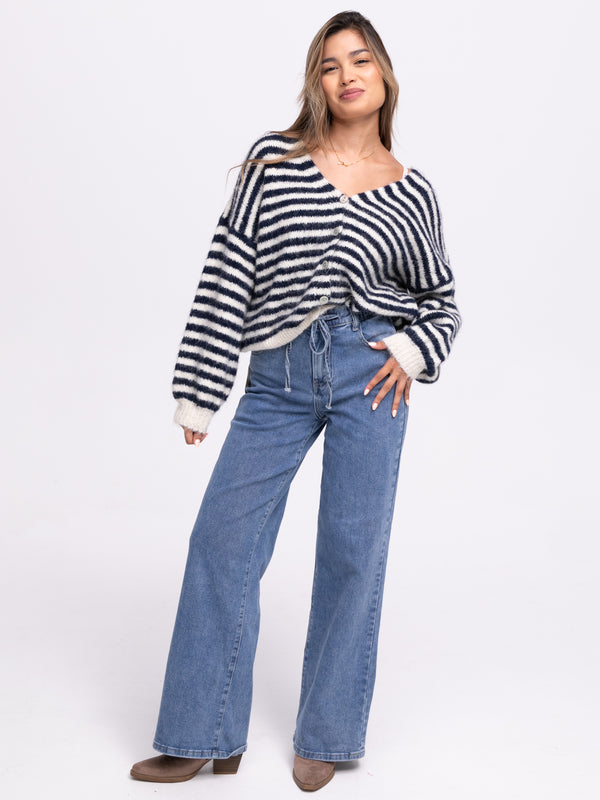 Cardigan "Salma" in Blau