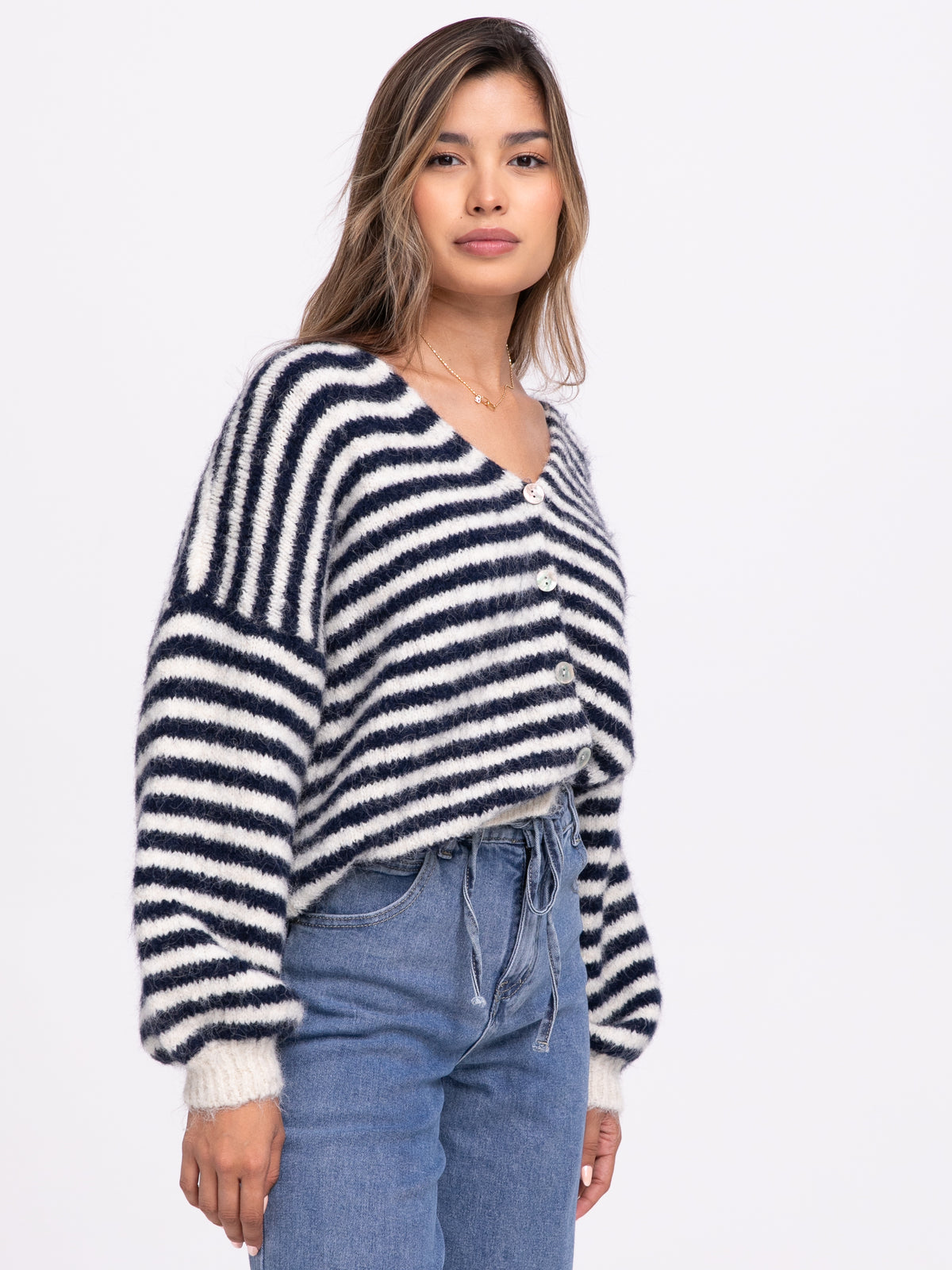 Cardigan "Salma" in Blau