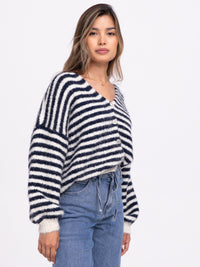 Cardigan "Salma" in Blau