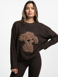 Pullover "Frieda" in Braun