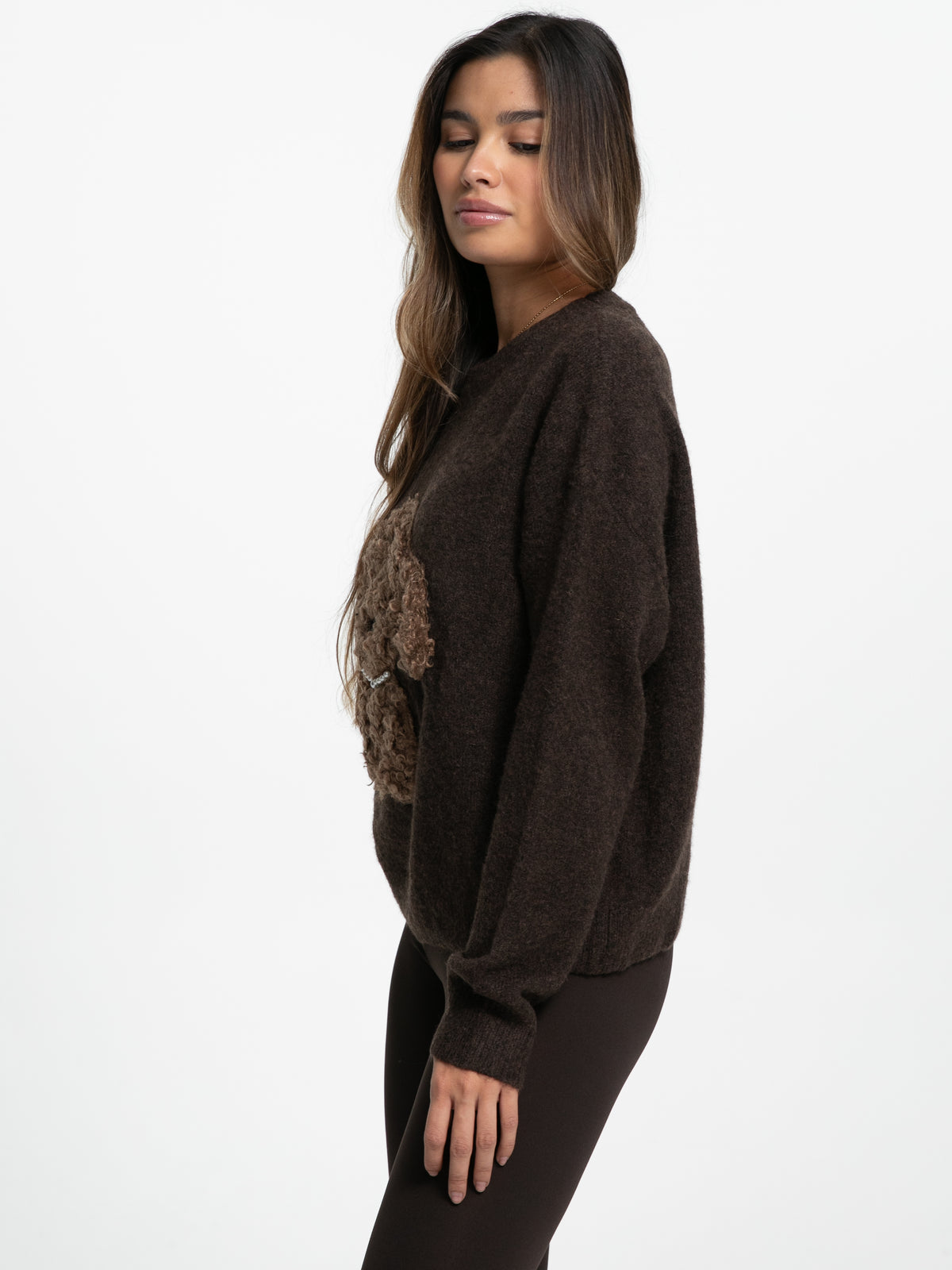 Pullover "Frieda" in Braun