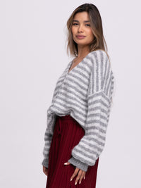 Cardigan "Salma" in Grau