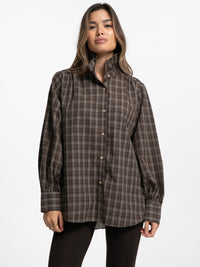 Bluse "Carina" mit Steh-Kragen