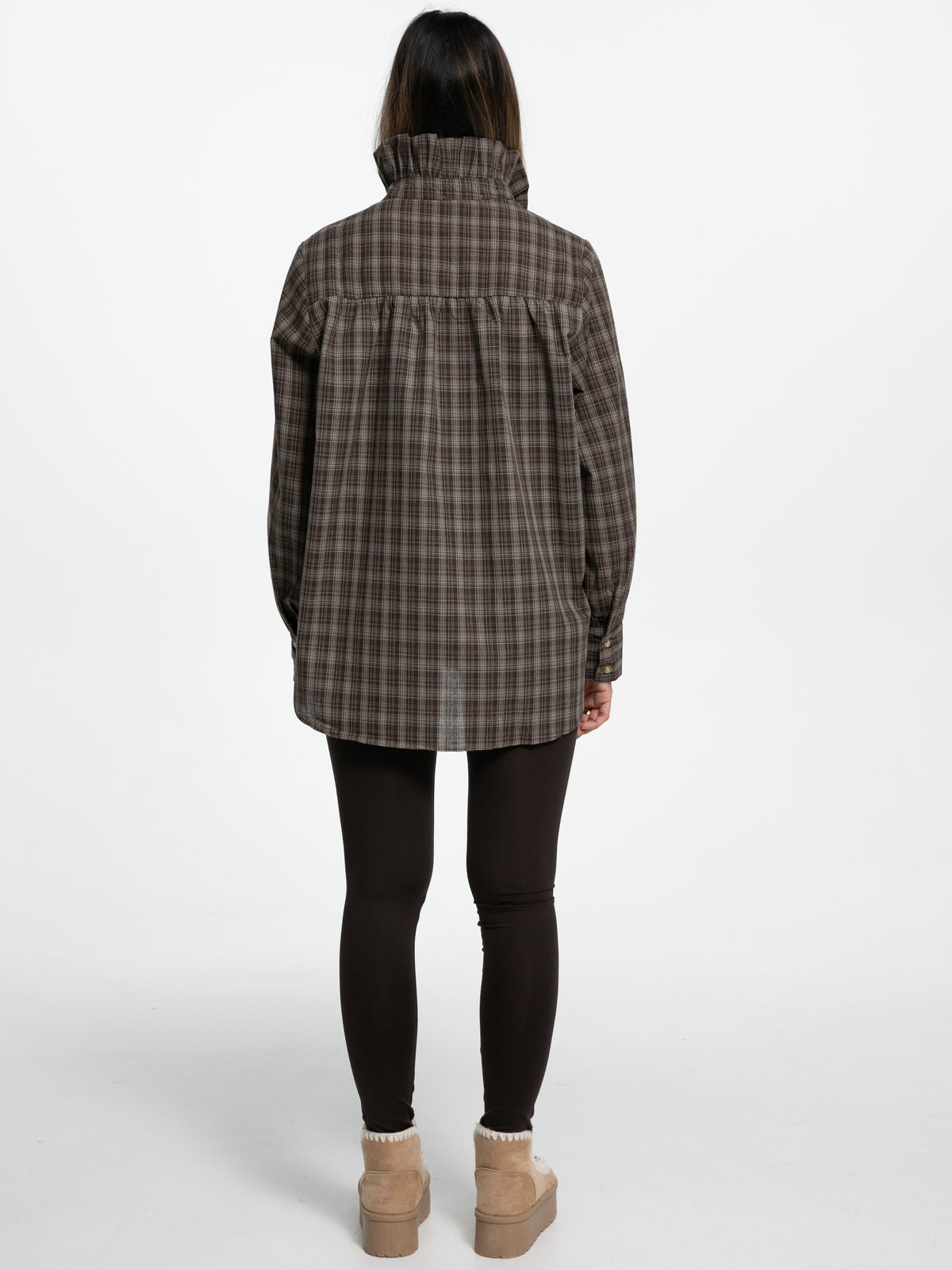 Bluse "Carina" mit Steh-Kragen