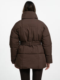 Jacke "Aimy" in Braun