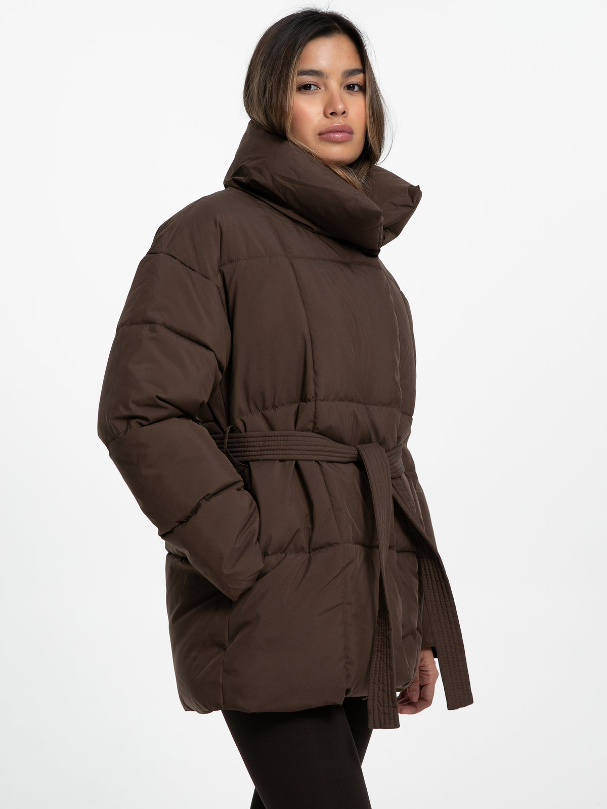 Jacke "Aimy" in Braun