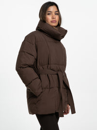 Jacke "Aimy" in Braun