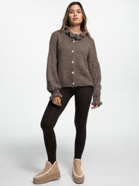 Cardigan "Melina" in Hazelnut