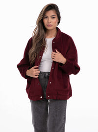 Jacke "Tayra" in Burgundy