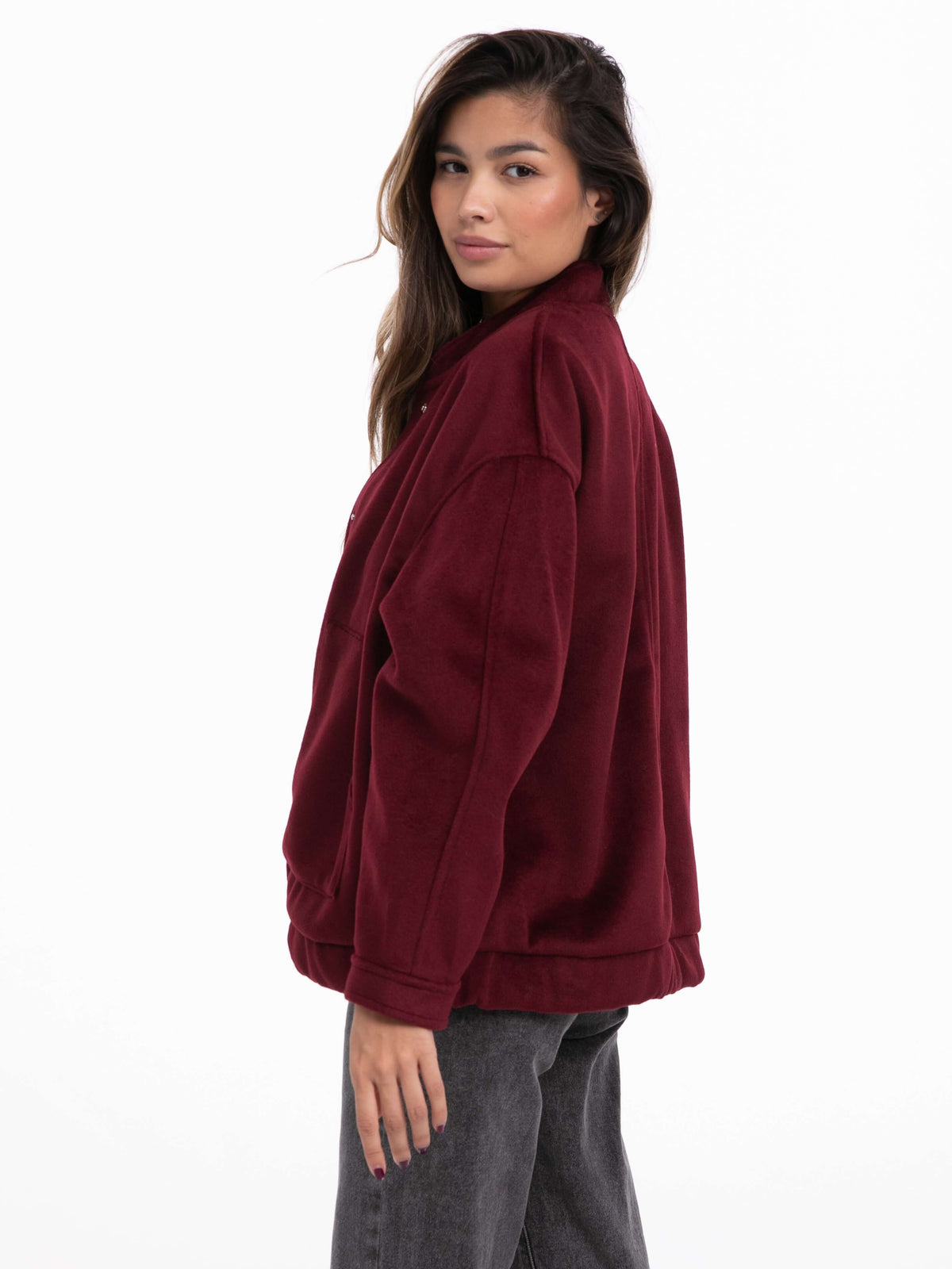 Jacke "Tayra" in Burgundy