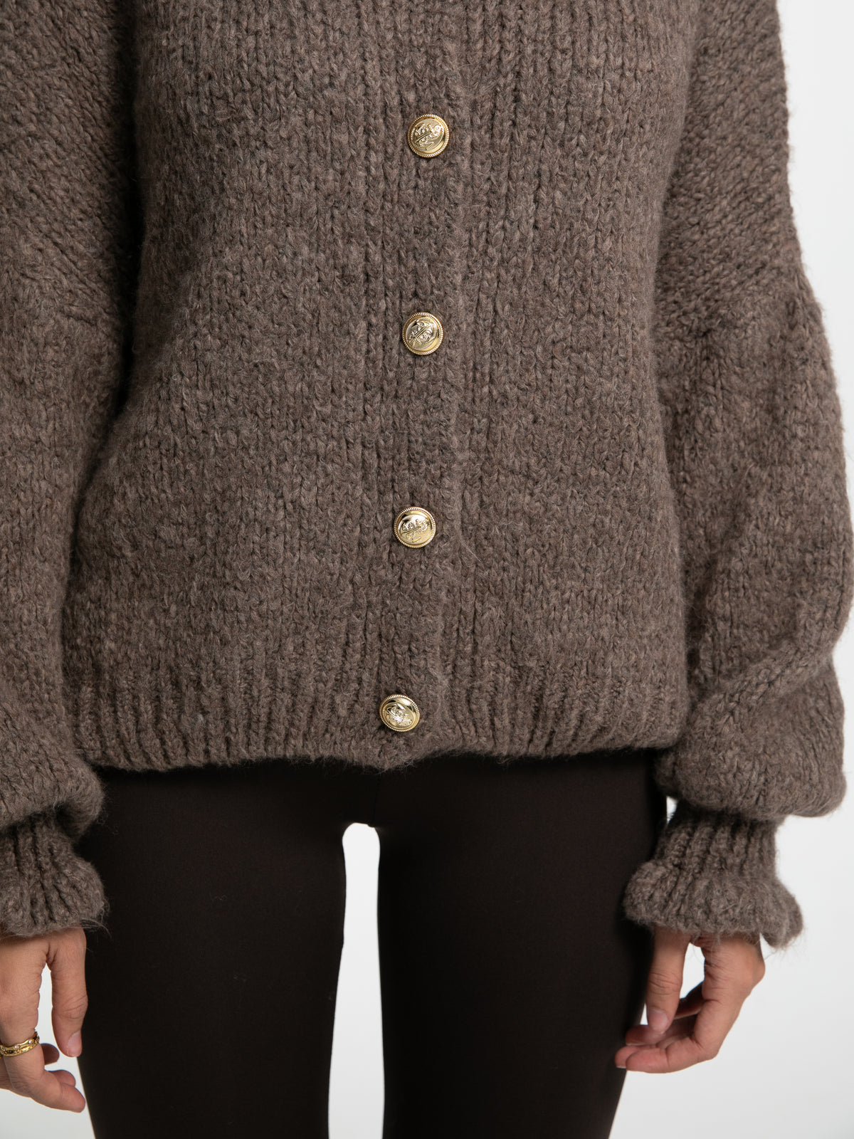 Cardigan "Melina" in Hazelnut