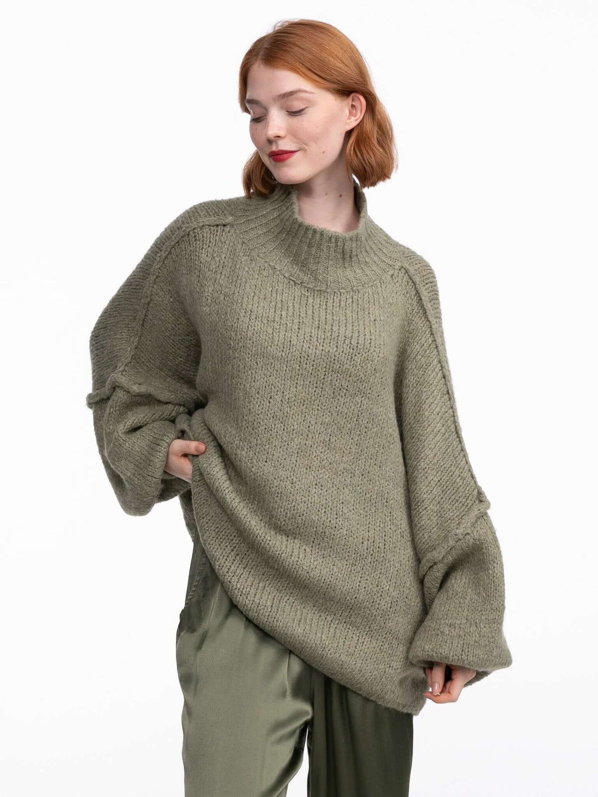 Pullover "Elli" in Matcha