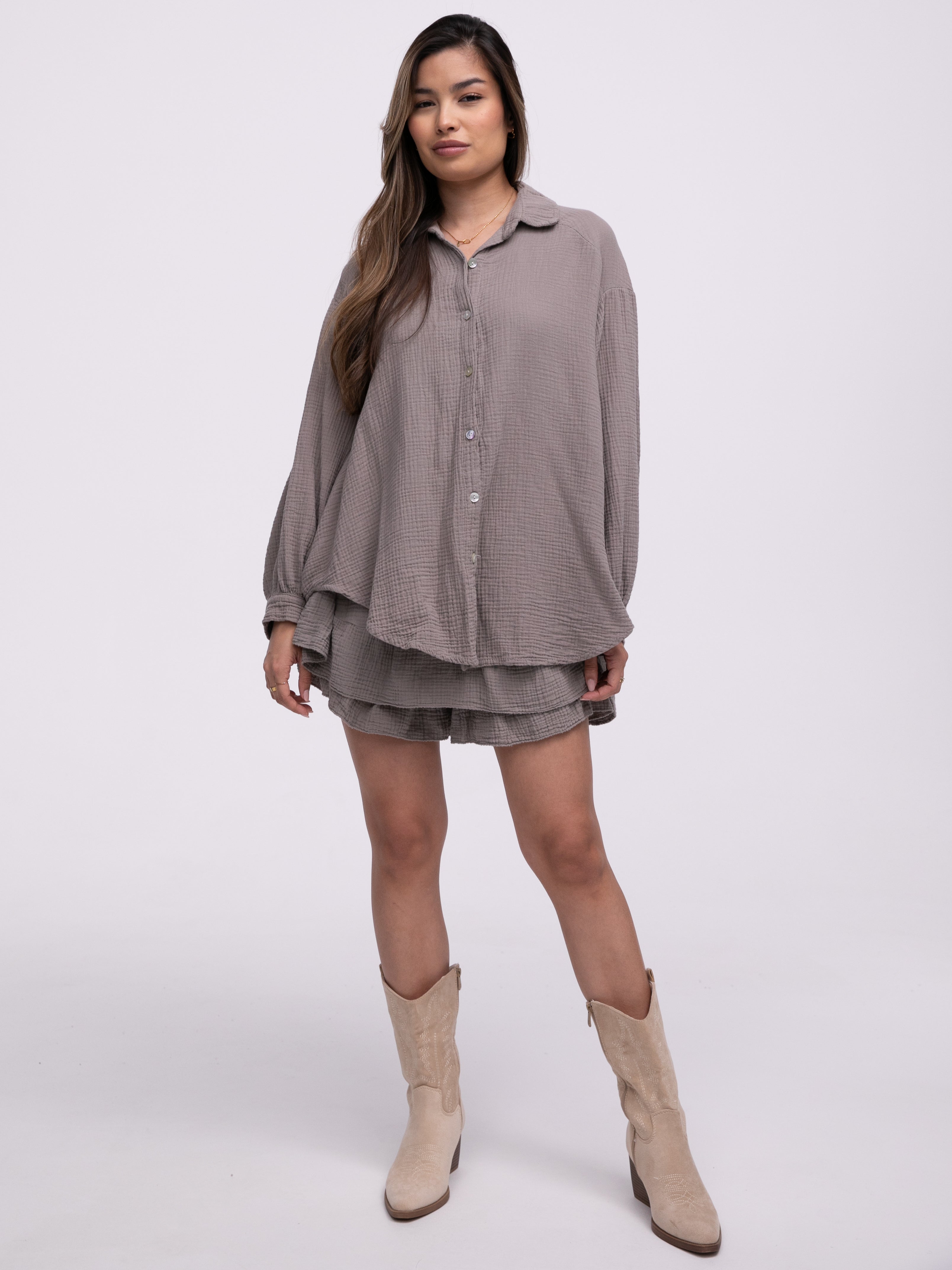 Musselin-Bluse 