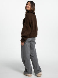 Cardigan "Melina" in Braun