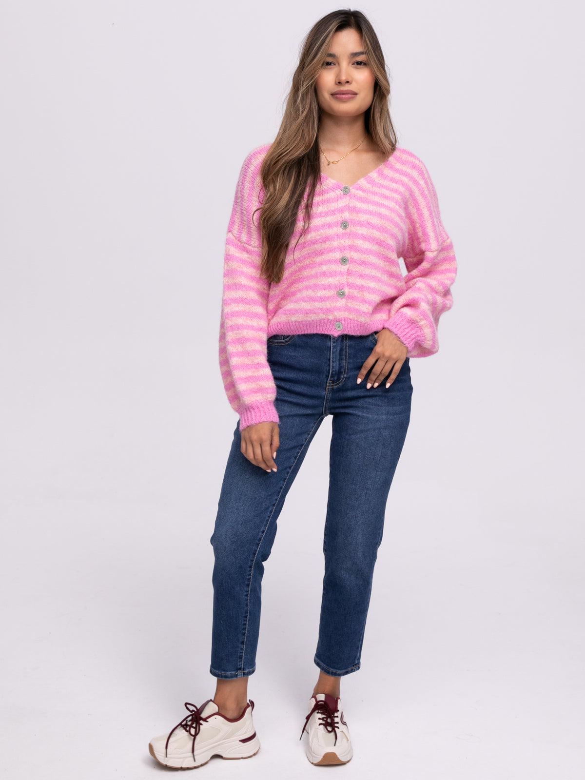 Cardigan "Salma" in Lachs/Rosa