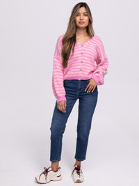 Cardigan "Salma" in Lachs/Rosa