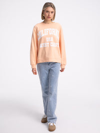 Sweater "California" in Mellow Peach