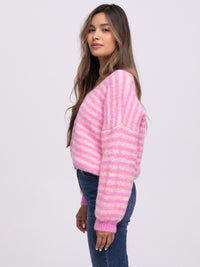 Cardigan "Salma" in Lachs/Rosa