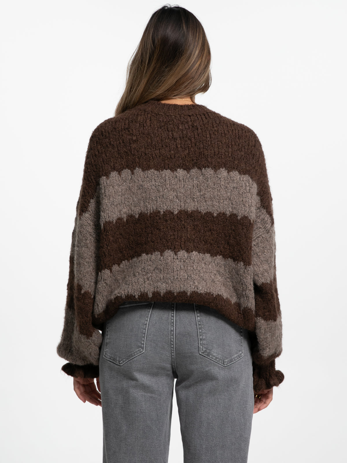 Pullover "Finnia" in Braun