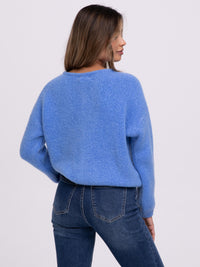 Cardigan "Serena" in Blau