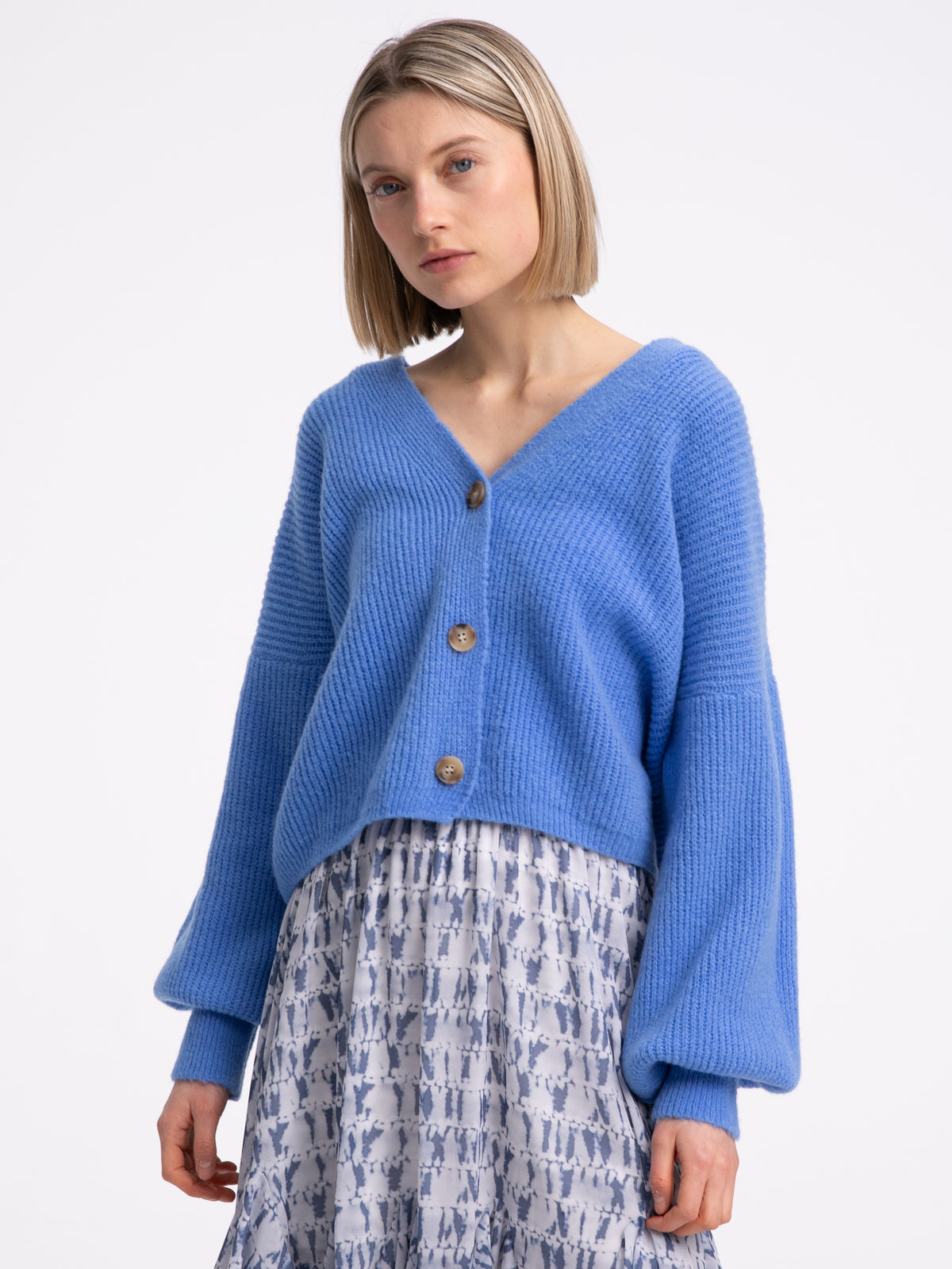 Cardigan "May" in Blau