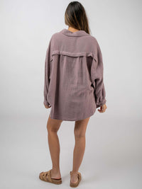 Musselin-Bluse "Wanda" in Violett