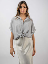 Bluse "Giulia" in Grau