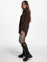 Boots "Loredana" in Dark Brown