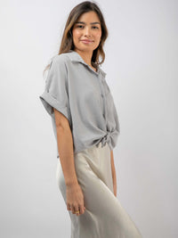 Bluse "Giulia" in Grau