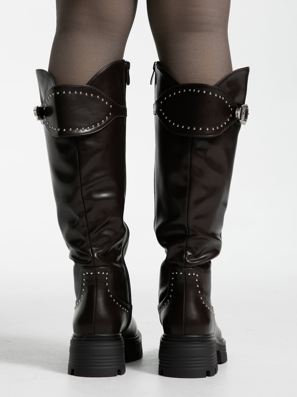 Boots "Loredana" in Dark Brown