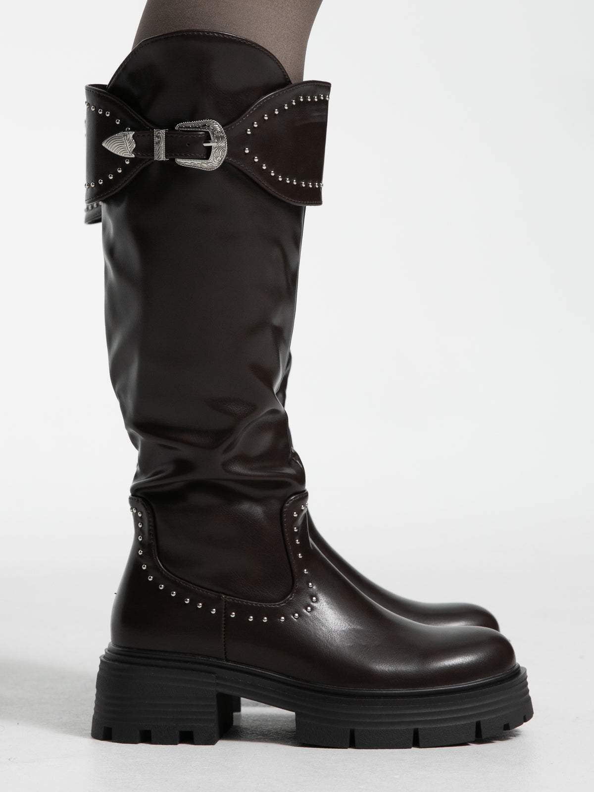 Boots "Loredana" in Dark Brown
