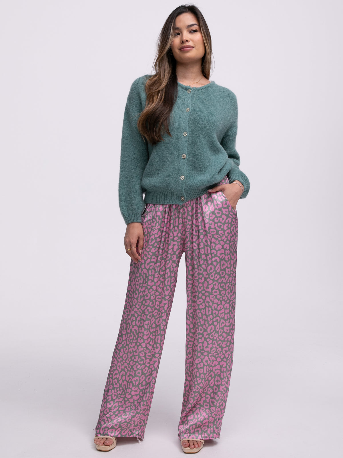 Cardigan "Serena" in Petrol