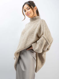 Pullover "Elli" in Taupe