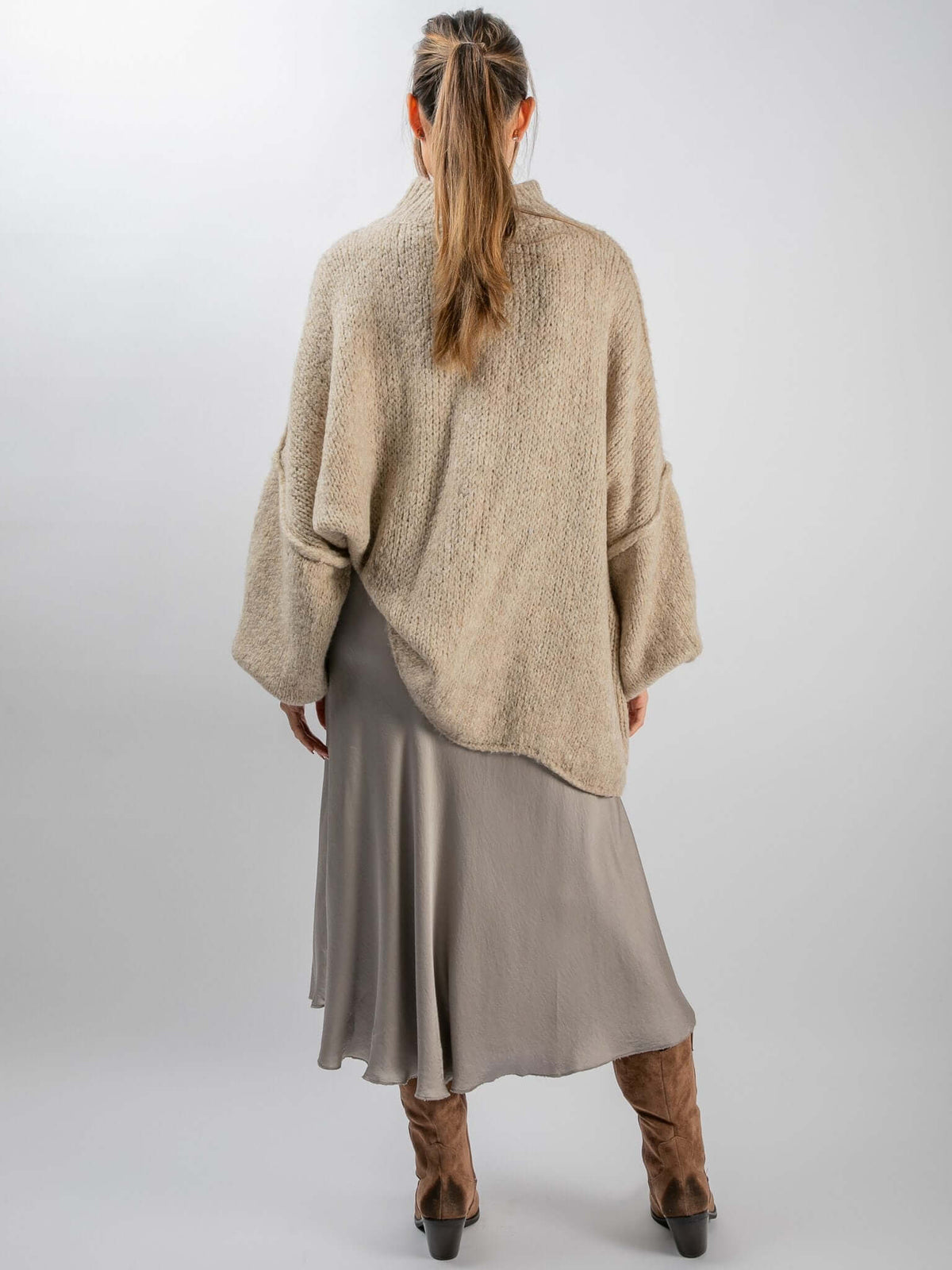 Pullover "Elli" in Taupe