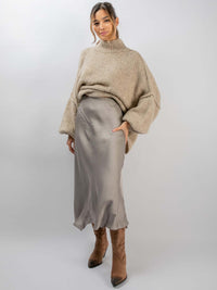 Pullover "Elli" in Taupe