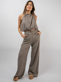 Leinenhose „Hellin“ in Grey