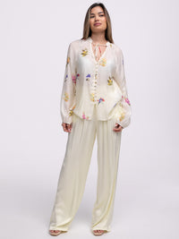 Bluse "Airy" in Creme