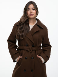 Mantel "Isabelle" in Braun