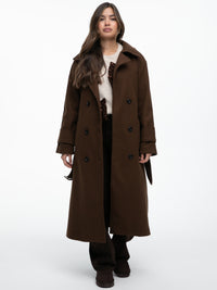 Mantel "Isabelle" in Braun
