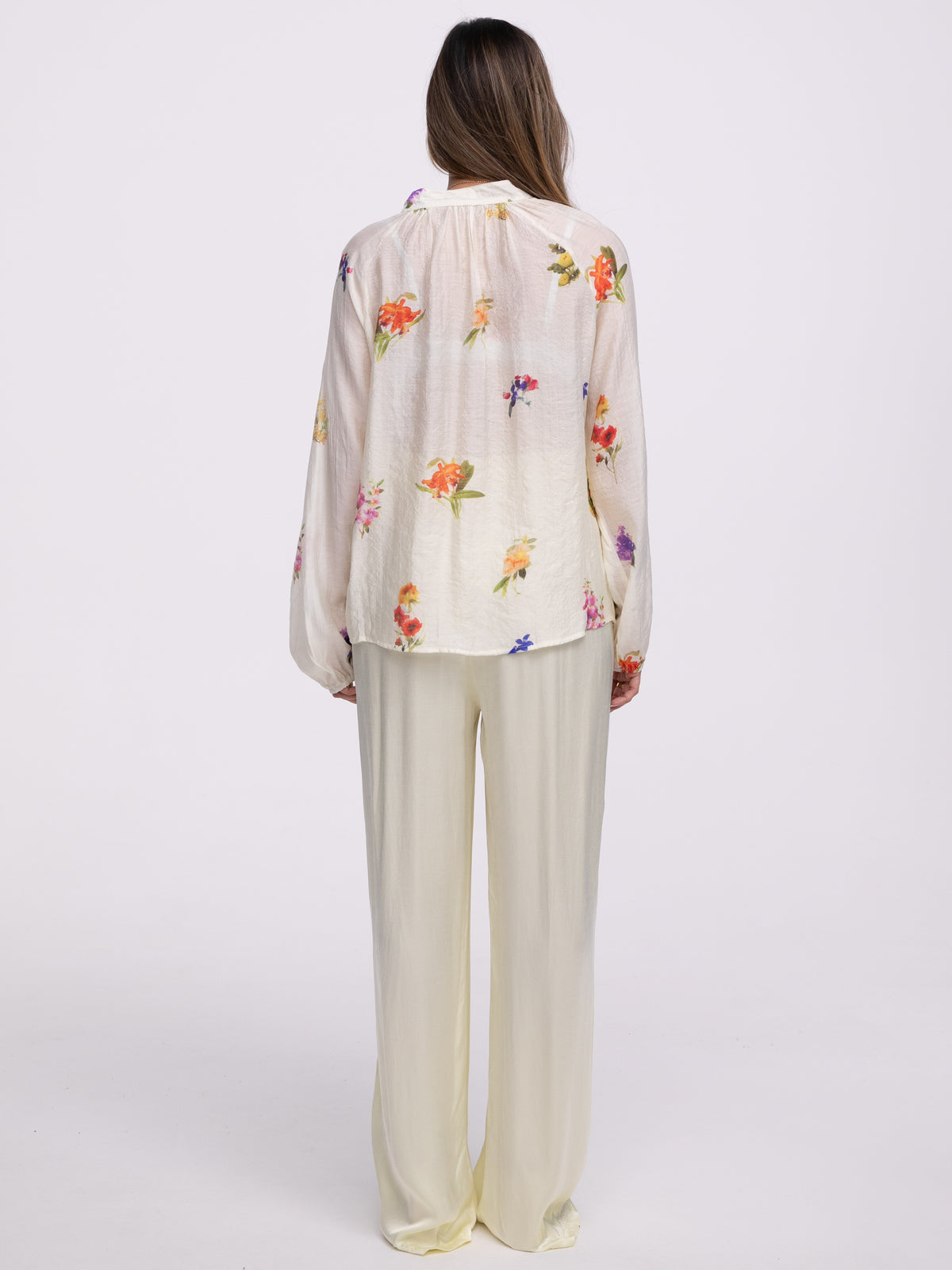 Satinhose „Sydney“ in Pastel Yellow