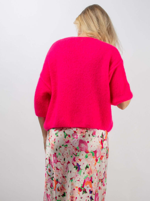 Pullover "Evia" in Shiny Pink